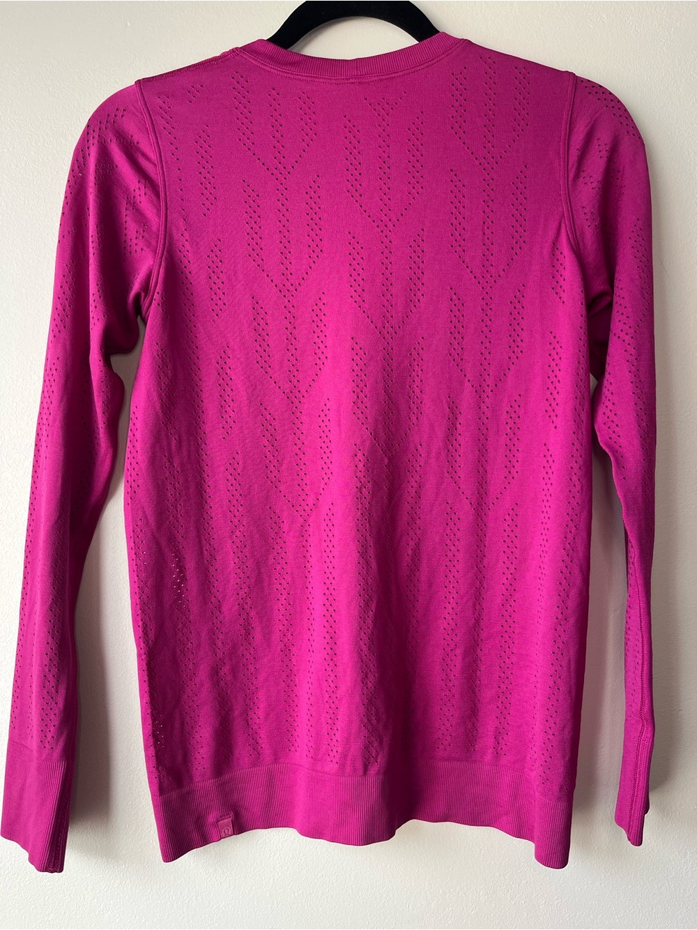 Lululemon Swiftly Breathe Long Sleeve *Fetching Lines Ripened Raspberry - Picture 5 of 10